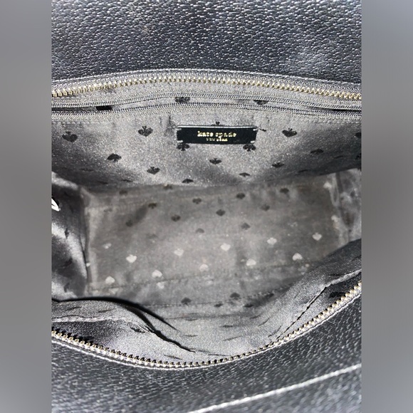 *Like New* kate spade New York Jeanne medium leather satchel Bag Black MSRP $359 - Picture 5 of 14